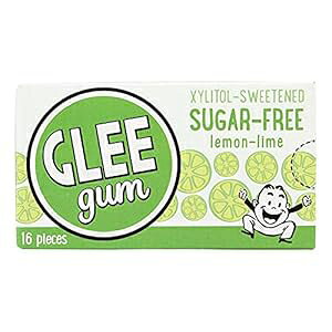 O[K VK[t[ CA1IX (12pbN) (ȃoN}`pbN) Glee Gum Sugar-Free Lemon-Lime, 1-Ounce (Pack of 12) (Value Bulk Multi-pack)
