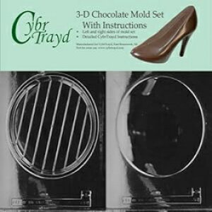 Cybrtrayd D301AB `R[g LfB^ 3D `R[g^̐ 2 ^LbgtA7-1/2 C`Aۂ{bNX Cybrtrayd D301AB Chocolate Candy Mold, Includes 3D Chocolate Molds Instructions and 2-Mold Kit,