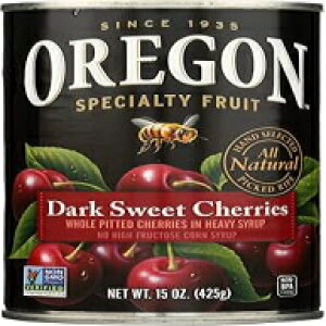 Oregon Fruit Products�A�_�[�N�X�C�[�g�`�F���[�̃w�r�[�V���b�v�Ђ��A15�I���X�ʁi4�p�b�N�jby Oregon Oregon Chai Oregon Fruit Products, Dark Sweet Cherries in Heavy Syrup, 15oz Can (Pack of 4) by Oregon