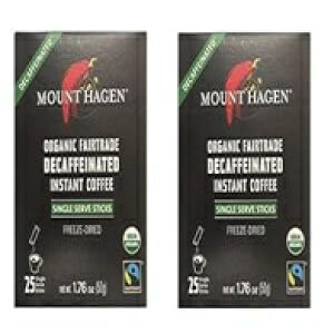 }Egn[Q I[KjbN JtFCX CX^g R[q[ VOT[u 25 XeBbN (2 pbN) Mount Hagen Organic Decaffeinated Instant Coffee Single Serve 25 Sticks (Pack of 2)