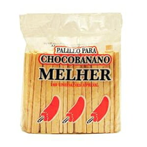 �����n�[ �E�b�h�X�e�B�b�N 140 �� - �p���g�X �p�� �`���R�o�i�m (1 �p�b�N) NATURA'S Melher Wood Sticks 140 Units - Palitos Para Chocobanano (Pack of 1)