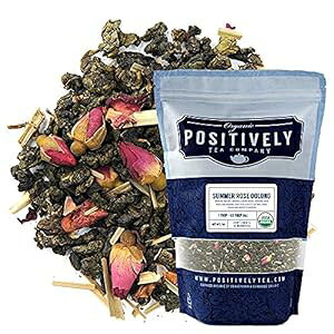 Organic Positively Tea CompanyAT}[[YE[A[Y[tA16IX Organic Positively Tea Company, Summer Rose Oolong Tea, Loose Leaf, 16 Ounce