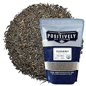 Organic Positively Tea CompanyAS[f L[gA[Y[tA16 IX Organic Positively Tea Company, Golden Monkey Black Tea, Loose Leaf, 16 Ounce