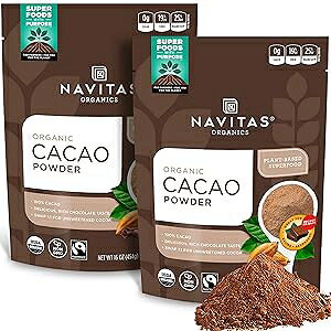 Navitas Organics JJIpE_[A16 IX obO (2 pbN) ? I[KjbNA`qg݊AtFAg[hAOet[ (19-002) Navitas Organics Cacao Powder, 16 oz. Bags (Pack of 2) Organic, Non-GM