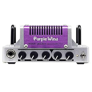 Hotone Nano Legacy Purple Wind 5 bg RpNg M^[ Av wbh 3 oh EQ t Hotone Nano Legacy Purple Wind 5-Watt Compact Guitar Amp Head with 3-Band EQ