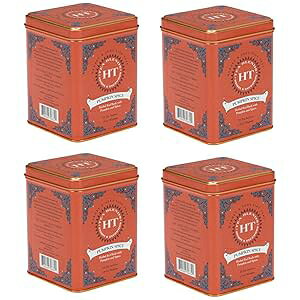 Harney & Sons Pumpkin Spice Tea, Caffeine Free Rooibos Blend, 20 sachets (Pack of 4)