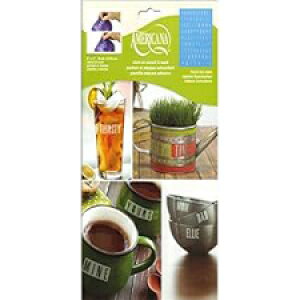 Decoart AJ[i XeV XeBbN I 8x11 KO At@ Decoart Americana Stencil Stick On 8x11 KO Alpha