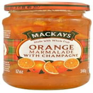}bPCY }[}[h IW Vp -- 12 IX - 2  Mackays Marmalade Orange with Champagne -- 12 oz - 2 pc