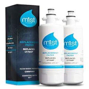 �~�X�g Kenmore 9690 �򐅃t�B���^�[ �����p �Ή��@��FLG LT700P�AADQ36006101�AADQ36006102�AKenmore Elite 795�A46-9690�AWF700�ARFC 1200A�ALFX31925ST�ALFXS32766S�A2�p�b�N Mist Kenmore 9690 Water Filter Replacement Compatible Mo