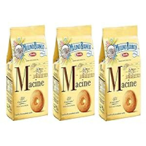 Mulino Bianco: uMacinevV[gubh NbL[ N[ - 12.3 IX (350g) 3 pbN [C^AA] c Mulino Bianco: "Macine" Shortbread cookies Cream - 12.3 Oz (350g) Pack of 3 [ Italian Import ]