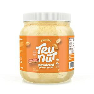 Tru-Nut Peanut Butter Powder - Made with Natural Ingredients - Vegan, Low Carb, Gluten Free, Non GMO - Low Calorie Peanut Butter Protein Powder - Peanut Butter Flavor, 30oz