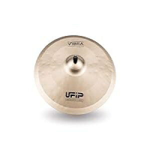 Ufip VB-18 Vibra Series 18 Inch Crash Cymbal l B20 Bronze Alloy l Hand-Crafted in Italy Since 1931 utilizing our Exclusive Rotocasting Process