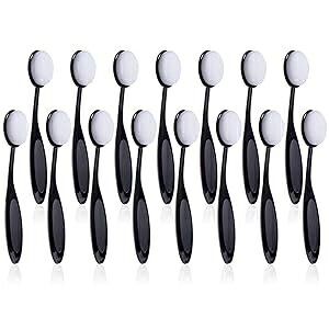 UNIMEIX 5 Pcs Craft Ink Blending Brushes Set Tool Card Making Supplies Blender Brush for Card Making Size 4, 0.82" Brush Head