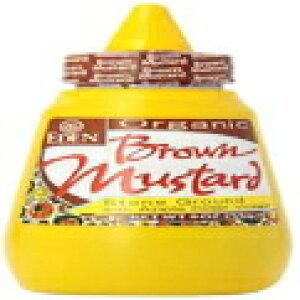 Eden I[KjbN uE }X^[hA9 IX XNC[Y {g (12 pbN) Eden Organic Brown Mustard, 9-Ounce Squeeze Bottles (Pack of 12)