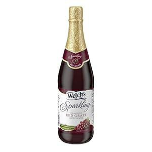 Welch's Xp[NOW[XJNeAmAR[AbhO[vA25.4 IX (12 pbN) Welch's Sparkling Juice Cocktail, Non-Alcoholic, Red Grape, 25.4 Ounce (Pack of 12)