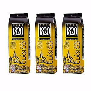 Cafe 1820 Molido - RX^J O OEh v~A R[q[ - 17.6 oz (500 gr) 3 pbN Cafe 1820 Molido - Costa Rica Gourmet Ground Premium Coffee - 17.6 oz (500 gr) 3 Pack