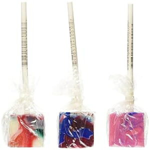 Espeez �^�C�_�C �L���[�u �����|�b�v 0.74 �I���X �|�b�v (48 �p�b�N) Espeez Tie Dye Cube Lollipops .74 Ounce Pops (Pack of 48)