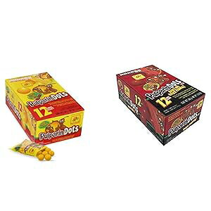 De La Rosa Pulparindots Combo Coated Tamarind Candy 12 pockets10 pcs each Original and Extra Spicy Combo