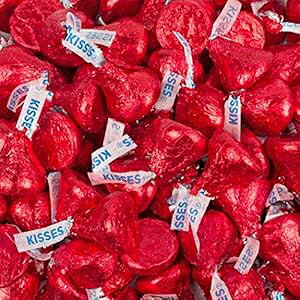 bh n[V[Y LX 2|h WH Candy Red Hershey's Kisses 2lb