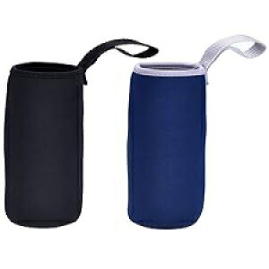 Mudder 2s[X EH[^[{gX[u lIvLA iC{gX[u 19.4IXKXEH[^[{gp 550ml (ubNƃlCr[u[) Mudder 2 Pieces Water Bottle Sleeve Neoprene