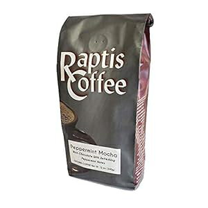 Raptis Coffee Roasters yp[~g J OEh R[q[ 12IX obO Raptis Coffee Roasters Peppermint Mocha Ground Coffee 12oz bag