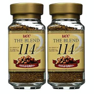 UCC The Blend 114 Instant Coffee, Instant Black Coffee, Smooth Flavor, Imported from Japan, 3.17 Oz (90 g), Pack of 2