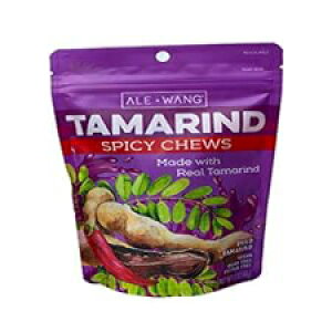 ALE + WANG ^}hXpCV[`[ 100% VRXC[g^}hƃ^Chqgp n[ut[c̑f炵֕i (1pbN) ALE + WANG Tamarind Spicy Chews Made with 100% Natural Dried Sweet Tama