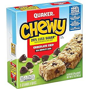 NG[J[ `[C[ Om[o[ `R[g`bvA0.84 IXA8 Jbg Quaker Chewy Granola Bars Chocolate Chip, 0.84 Oz, 8 Ct
