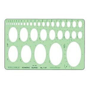 ^C[ 97T pȉ~ev[g Timely 97T Isometric Ellipses Template