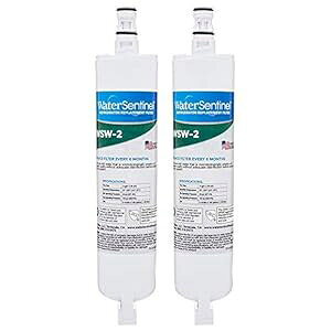 WaterSentinel WSW-2 ①ɌtB^[: [v[tB^[ 5 ɓK (2 pbN)Au[ WaterSentinel WSW-2 Refrigerator Replacement Filter: Fits Whirlpool Filter 5 (2 Pack),Blue