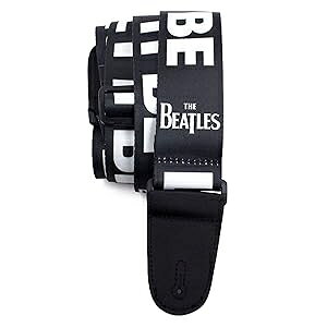 P Perri's Leathers Ltd. Perri's Leathers Ltd. - The Beatles Official Licensed Polyester Guitar Strap - Adjustable Strap from 39" to 58" for Electric, Bass, Acoustic Guitar - Let it Be (LPCP-6084)