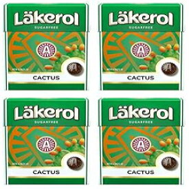クロエッタ レイケロール シュガーフリー トローチ 25g 4箱 Cloetta Lakerol Sugar Free Pastilles 4 Box of 25g