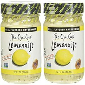 オーハイ クック レモネーズ ピリッとしたシトラス リアル マヨネーズ、2 パック 12 オンス 瓶 Ojai Cook Lemonaise Zesty Citrus Real Mayonnaise, 2- Pack 12 oz. Jars