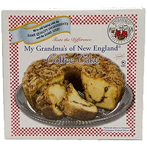 ΂̃`R[g`bvR[q[P[L My Grandma's of New England My Grandma's Chocolate Chip Coffee Cake