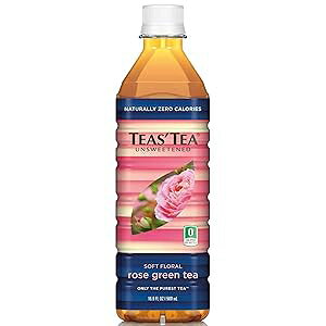 Tea's Tea ΒA[YA16.9tʃIX Teas' Tea Tea's Tea Green Tea, Rose, 16.9 fl oz