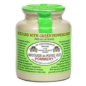 8.8IXi1pbNjA|[ - tXYOO[ybp[R[}X^[hANbN8.8IX 8.8 Ounce (Pack of 1), Pommery - Gourmet Green peppercorn Mustard from France in crock 8.8oz