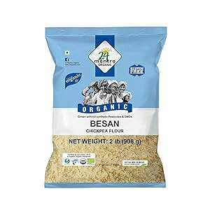 24 }^ 24 }g I[KjbN xT - 2 |h () 24 Mantara 24 Mantra Organic Besan - 2 Lb,, ()