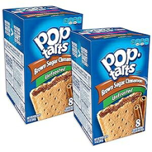 |bv^g g[X^[yXg[ tXgȂuEVK[Vi 8 (2pbN) Kelloggs Poptarts Pop Tarts Toaster Pastries, Unfrosted Brown Sugar Cinnamon 8 ea (Pack of 2)