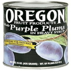 ISYۂƃp[vṽwr[VbvЂ 15IX (1pbN) TAOindustry Oregon Whole Purple Plums in Heavy Syrup 15 oz (Pack of 1)