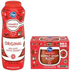 N[K[ h[ic R[q[ K JbvƃIWi N[}[ R{ pbN Kroger Donut Coffee K-Cups and Original Creamer Combo Pack