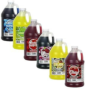 RZbV GNXvX XbV & XbV ~bNX }`pbN (6 pbN) Concession Express Slush & Slushy Mix Multi-pack (Six Pack)