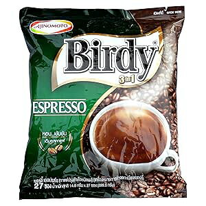 Birdy �G�X�v���b�\ 3 in 1 �C���X�^���g�R�[�q�[ 27 �� Birdy Espresso 3 in 1 Instant Coffee 27 Sachets