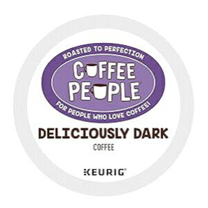 Coffee People Deliciously Dark, Single-Serve Keurig K-Cup Pods, Dark Roast Coffee, 72 Count