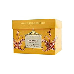 tH[gi & C\ ueBbV eB[AĒ ΒAVL[ eB[ obO 15  V (1 pbN) - č݌ Fortnum & Mason London Fortnum & Mason British Tea, Genmaicha Green Tea, 15 Silky Tea Bags NE