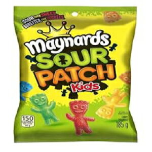 Ci[Y O~T[pb` LbYLfB[A185gA12AJi_A} Maynards Gummy Sour Patch Kids Candy, 185g, 12 Count, Imported from Canada}