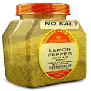 }[VY N[N XpCX ybp[V[YjOAA8IX Marshalls Creek Spices Lemon Pepper Seasoning, No Salt, 8 Ounce