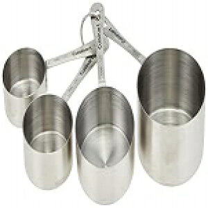 Cuisinart CTG-00-SMC Stainless Steel Measuring Cups, Set of 4,Silver