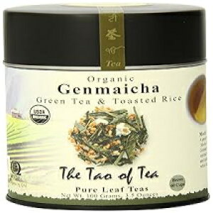 The Tao of TeaAĒΒƃg[XgCXA[Y[tA3.5IX The Tao of Tea, Genmaicha Green Tea And Toasted Rice, Loose Leaf, 3.5 Ounce Tin