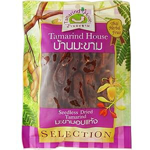 ȂXC[g^}hXibN VR{̃n[ut[c d 90 g (3.17 IX) ^}hnEXuh X 3  Tamarind House Seedless Dried Sweet Tamarind Snack Natural Real Herbal Fruit Net Wt 