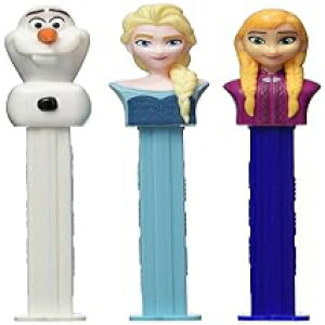 PEZ Candy �f�B�Y�j�[ �t���[�Y�� ���[�� & �f�B�X�y���T�[ �o���h�� - �L�����N�^�[ 3 �Z�b�g (�A���A�G���T�A�I���t)�A�}���`�J���[ PEZ Candy Disney Frozen Rolls & Dispenser Bundle - Set of 3 Characters (Ann, 